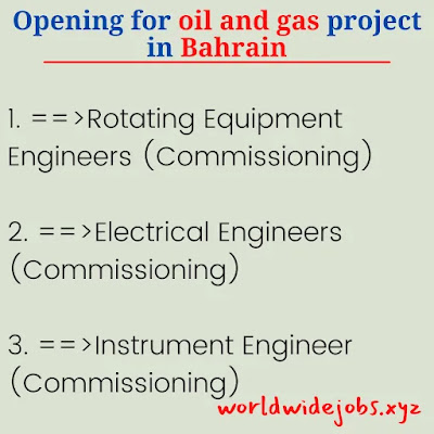 Opening for oil and gas project in Bahrain