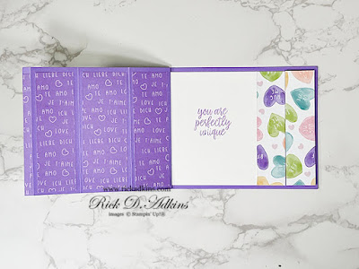 Check out my Bay Window Card featuring the Sweet Talk Designer Series Paper.