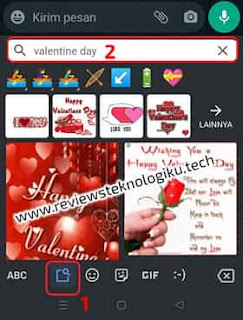 stiker happy valentine day di whatsapp