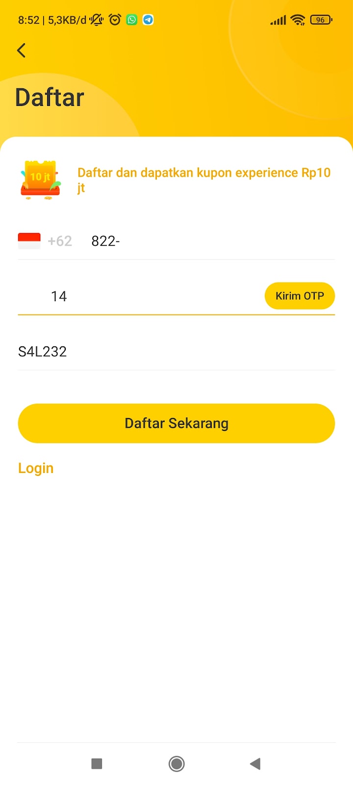 Cara Registrasi Akun Neo+ 1