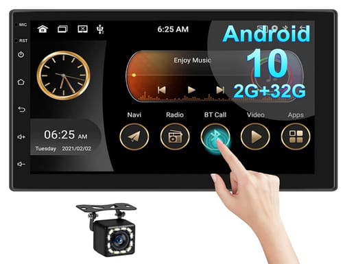 Hikity 2.5D Touch Screen Android Car Radio with GPS Navigation