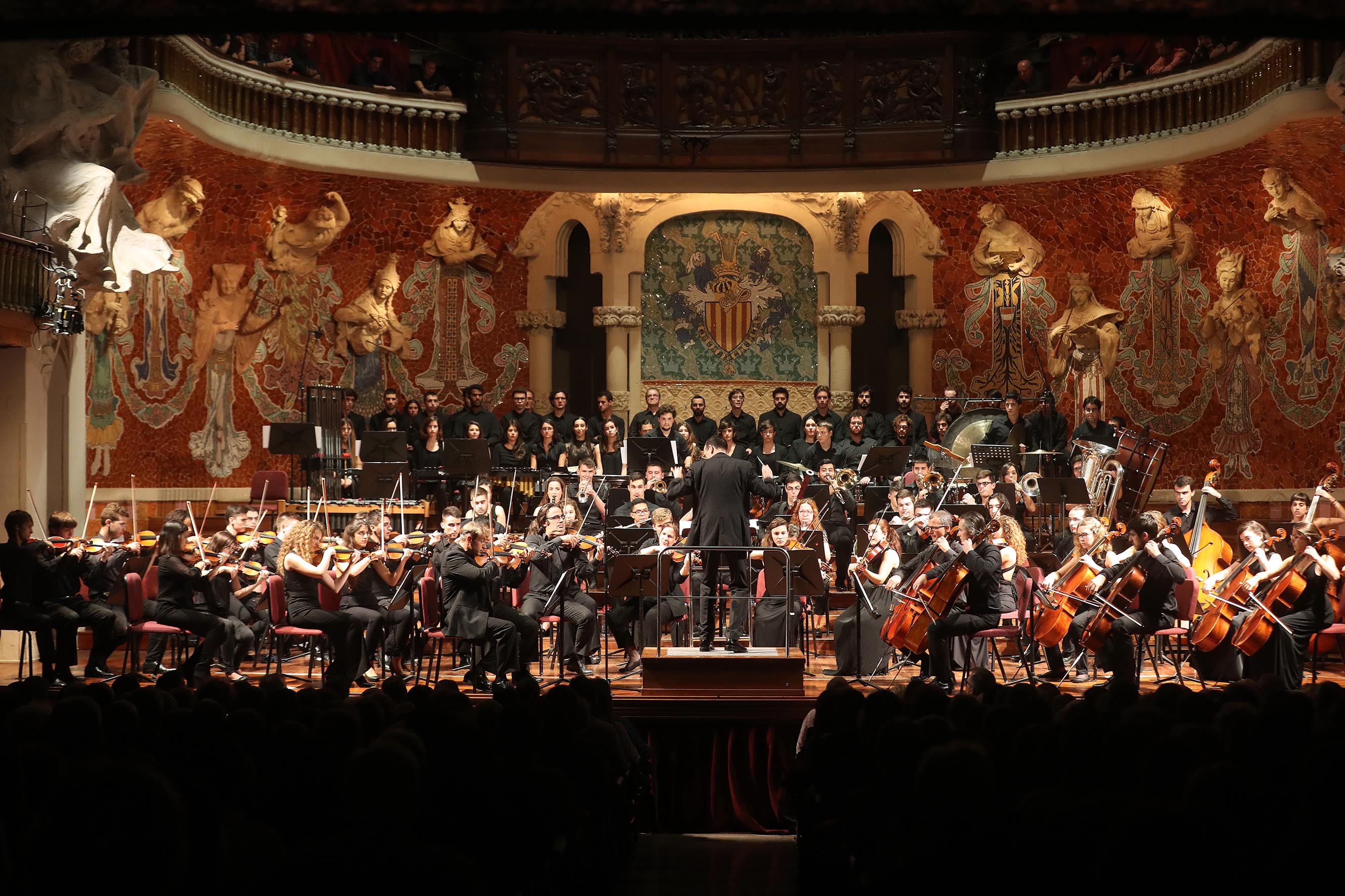 Concert at Barcelona cemetery