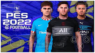 Download PES 2022 PPSSPP 900MB Latest Update HD Tattoo Faces And Hair & New Transfer