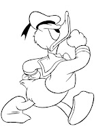 Donald Duck coloring pages