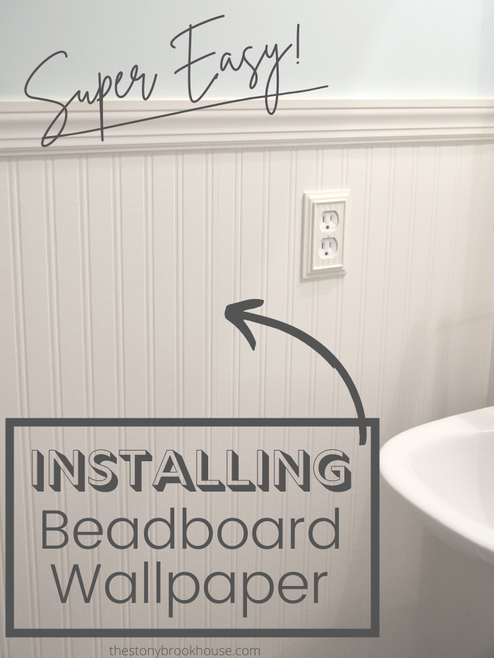 Installing Beadboard Wallpaper