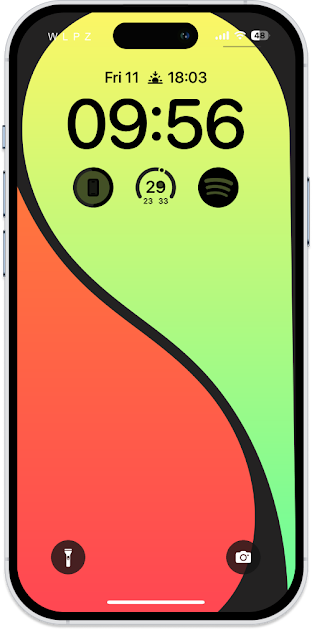 Fondo de pantalla de diseño plano simple para iphone