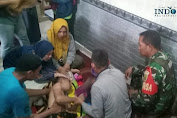 Babinsa Koramil 418-08/Sako Gercep Bantu Pencarian Bocah Tenggelam di Sungai Borang