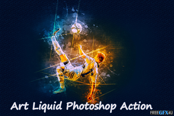 Art Liquid Photoshop Action