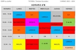 HORARIO 4ºB