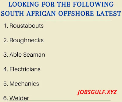LOOKING FOR THE FOLLOWING SOUTH AFRICAN OFFSHORE LATEST