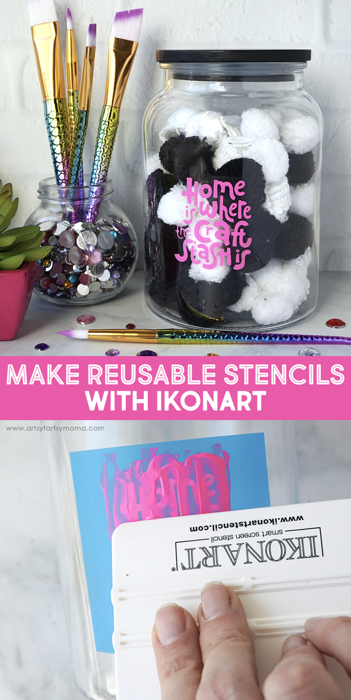 How to Make Reusable Stencils with Ikonart