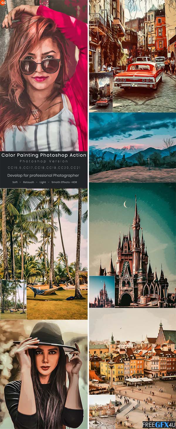 Color Painting Photoshop Action