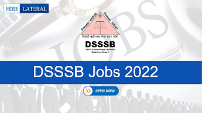 DSSSB Jobs 2022