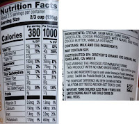 click for nutrition facts and ingredients