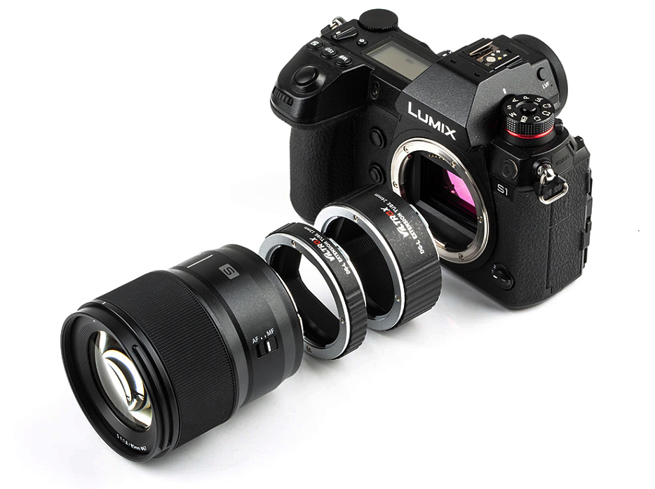Макрокольца Viltrox DG-L Extension Tubes 12mm, 24mm, объектив Sigma и фотоаппарат Panasonic Lumix S1