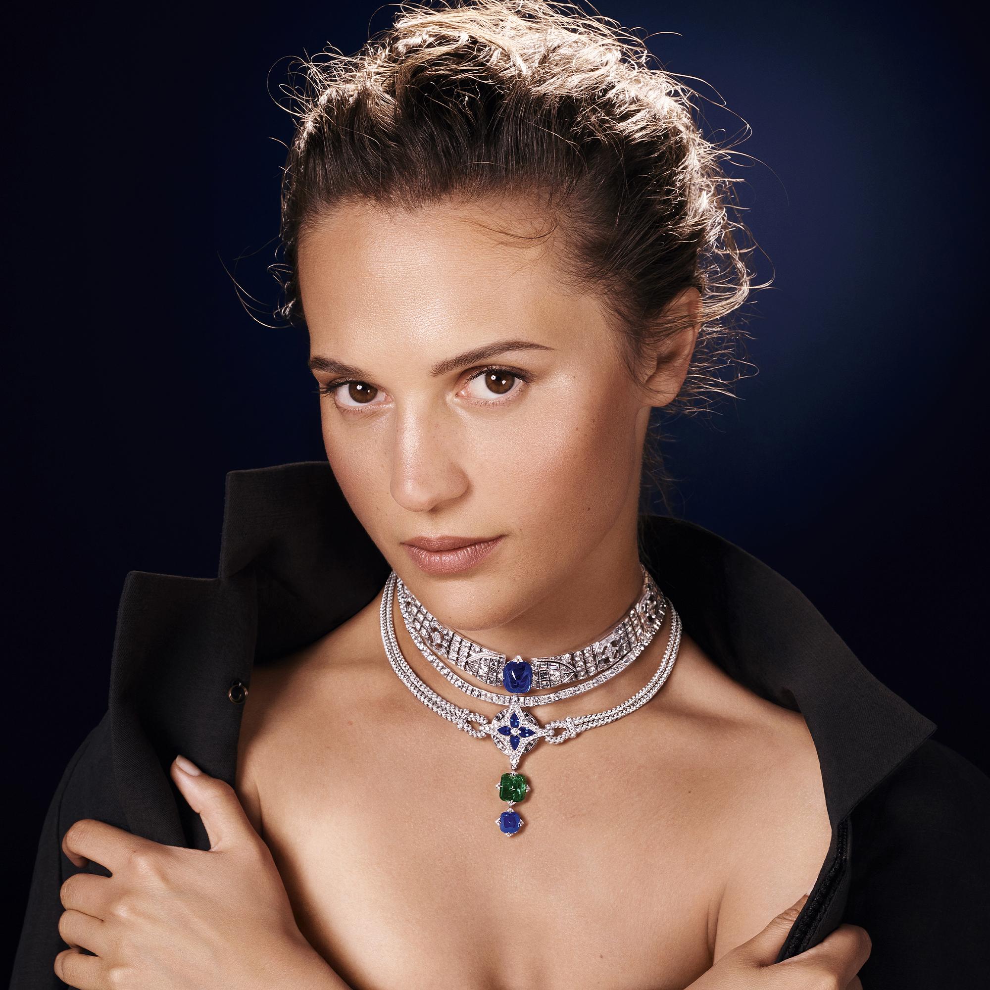 Louis Vuitton on X: The energy of #AliciaVikander. The Oscar-winning  actress and #LouisVuitton ambassador layers pieces from the #LVVolt  Collection. Explore the multi-faceted Fine Jewelry line at    / X