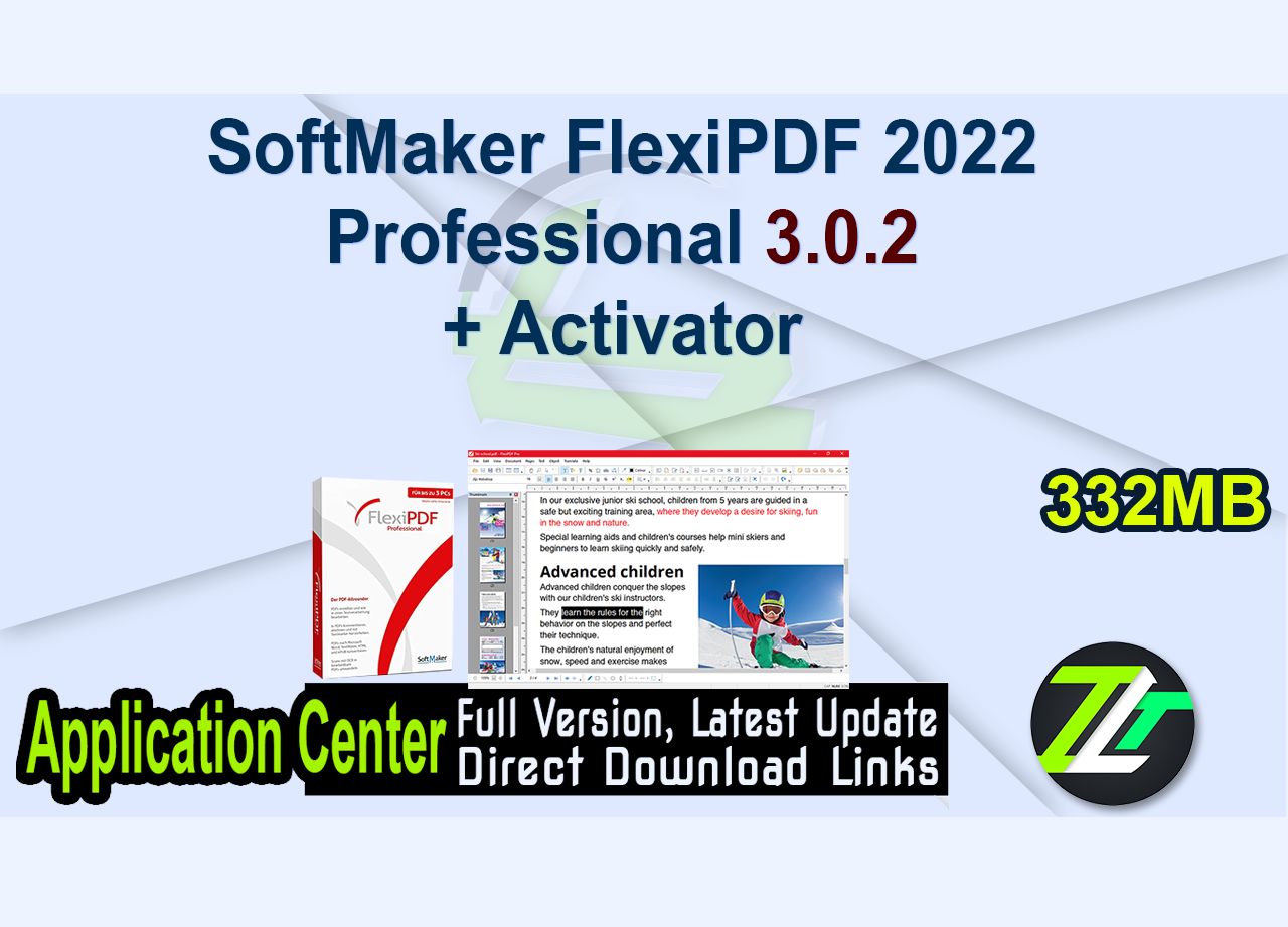 SoftMaker FlexiPDF 2022 Professional 3.0.2 + Activator