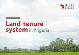 Below is a list of major land tenure systems in Nigeria.