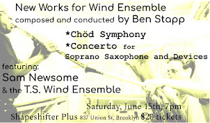 Concerto for Soprano Saxophone and Devices composed Ben Stapp