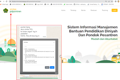 Layanan konsultasi LPT MDT tidak bisa masuk simba kecamatan Waled 