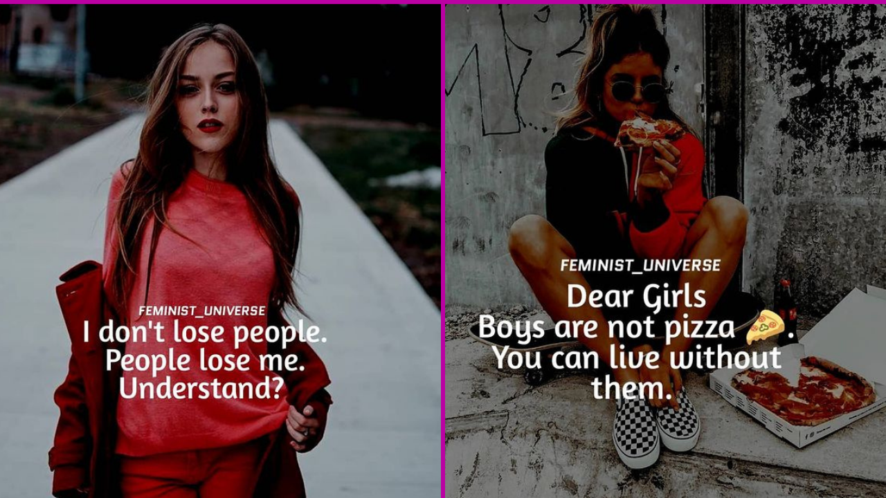 Attitude Quotes for Girls Whatsapp Status images || Girls Attitude Dp images