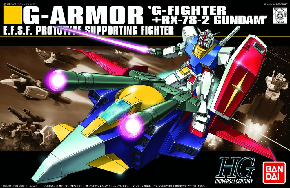 HGUC 1/144 G-ARMOR 'G-FIGHTER + RX-78-2 GUNDAM' - 01