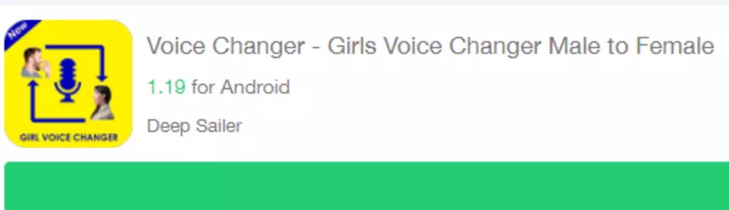 voice changer - girl voice changer male to female app for android