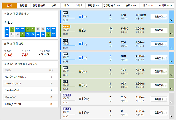 전적-관련-히스토리