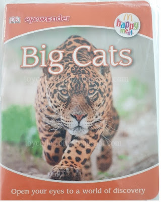 Big Cats MIP rear view - from the McDonalds DK Eyewonder Happy Meal Books Series 2014 Australia and New Zealand