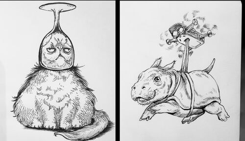 00-Animal-Drawings-Josh-Matamoros-www-designstack-co