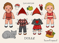 Lars and Lise Christmas Cut-outs.