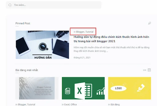 Hướng dẫn thêm nhãn(label) vào bài viết trên bloger - Kiến thức cơ bản 2021