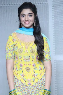 Krithi Shetty stills at Bangarraju Movie Musical Night - cineglams.com