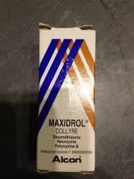 قطرة للعينين Maxidrol دواء بشري يستعمل لعلاج الحمام