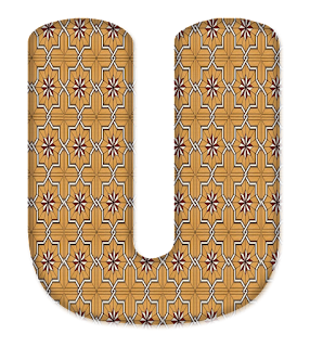 Abecedario con Damasquinado.