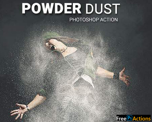 Powder Dust Photoshop Action