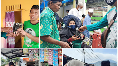 DPC PPDI Padang Panjang Kembali Salurkan Paket Jumat Berkah 