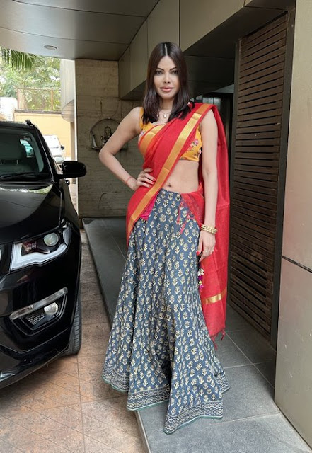 Sherlyn Chopra Wished the Happy new year to her fans with traditional style