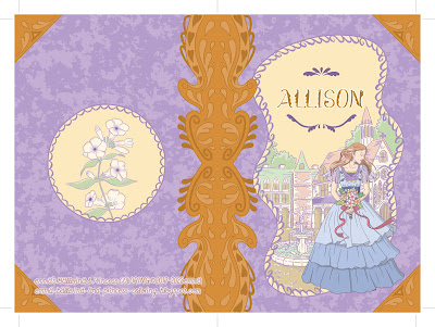 ALLISON greeting cards with a name personalized Greeting Cards