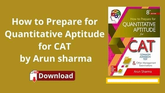 Arun Sharma quantitative aptitude Free pdf book