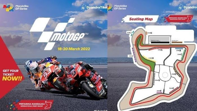 Cara Beli Tiket MotoGP Mandalika 2022, Bisa Melalui Online dan Offline
