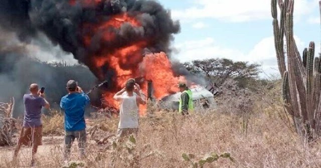 OXIDADO | Se cayó un helicóptero de las FANB en el Estado Lara