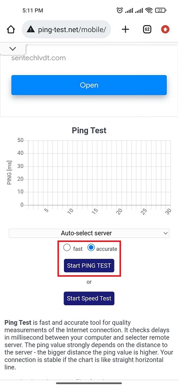 الحصول على ping في CMD