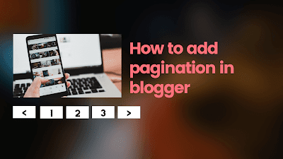 Pagination in blogger