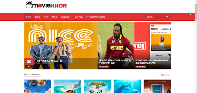 Download MovieKhor Blogger Template
