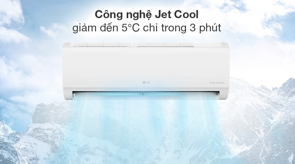 Máy lạnh LG Inverter 1 HP V10WIN1 - Công nghệ làm lạnh