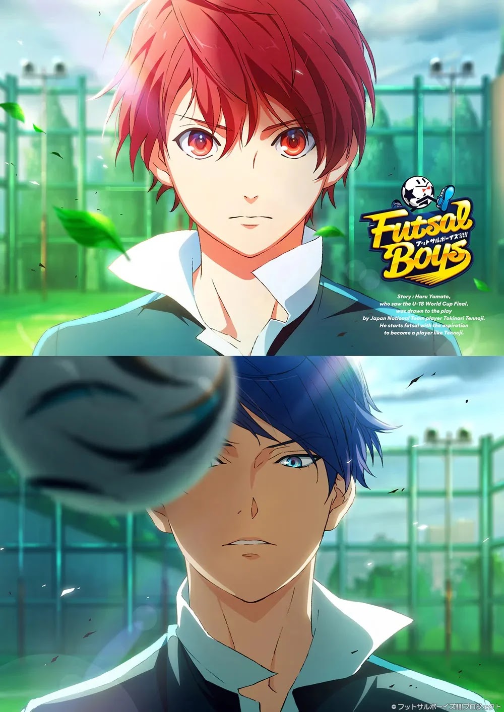 O Anime Original Futsal Boys!!!!! revelou seu primeiro Vídeo Promocional