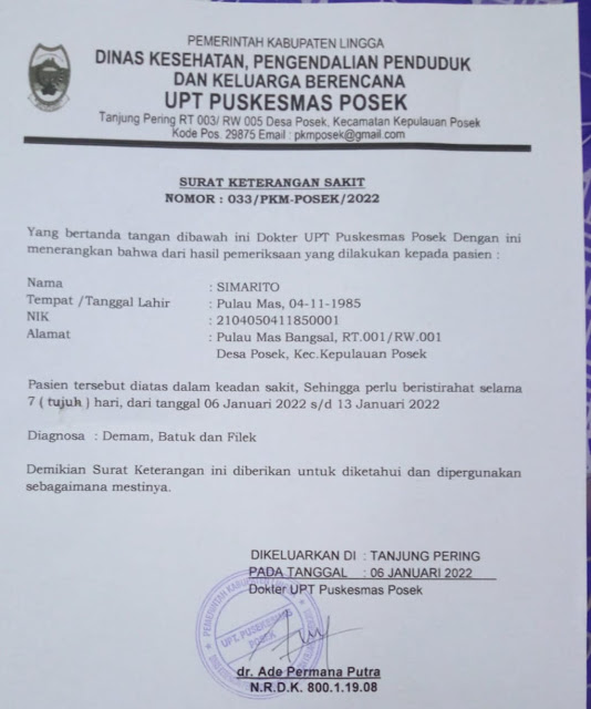 Diisukan Tidak Loyal ke Partai, Asmuni : Simarito Tidak Menghadiri HUT ke 49 PDI Perjuangan Karena Sakit