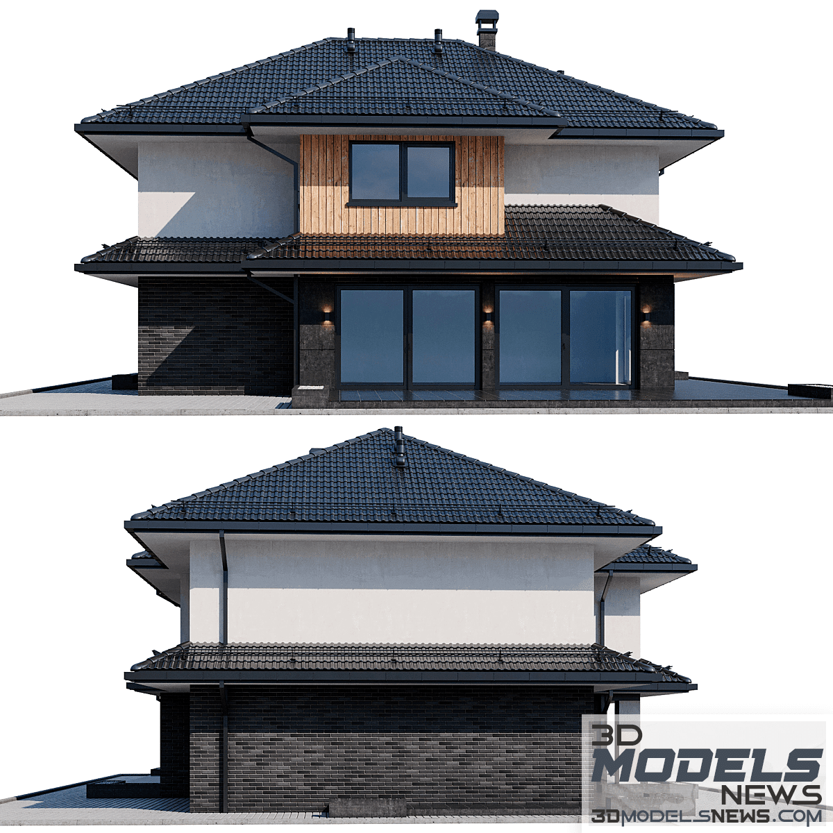 Modern house model No24 4