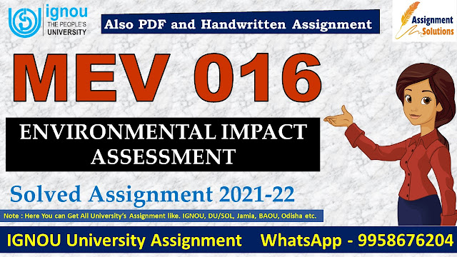 MEV 016 Solved Assignment 2021-22